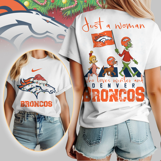 DB Premium NFL Just A Woman Who Loves Winter 3D Shirt DDT CTND