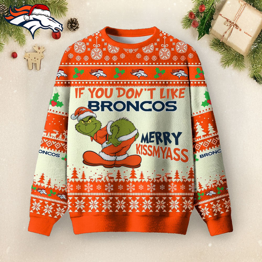 DB Premium NFL Merry Kissmyass Ugly Sweater DDT CTND