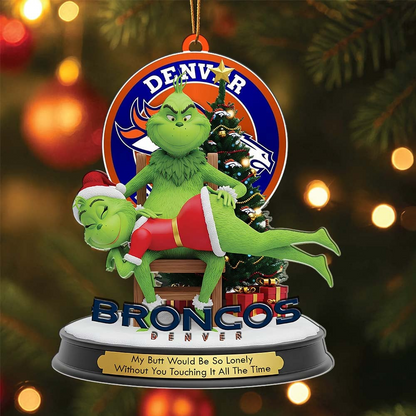 DB Premium NFL x Grinch Acrylic Ornament DDT NTL