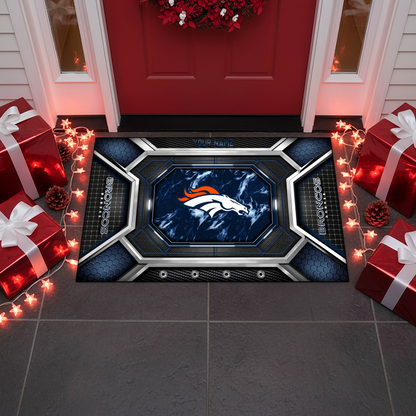 DB x NFL Personalized Sport Doormat, Gifts For Christmas DDT NTL