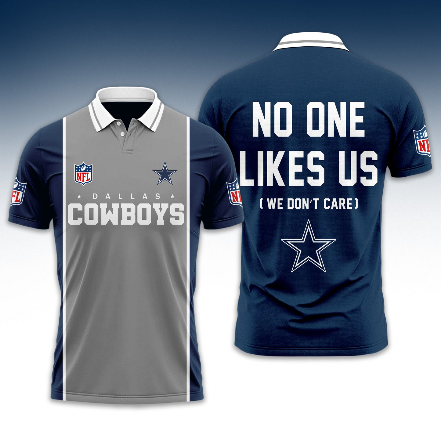 DC NFL No One Like Us Polo Shirt DDT HLPHUONG