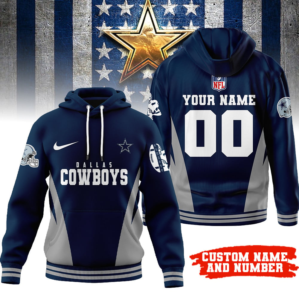 DC Premium NFL Personalized Fan Hoodie DDT NTL