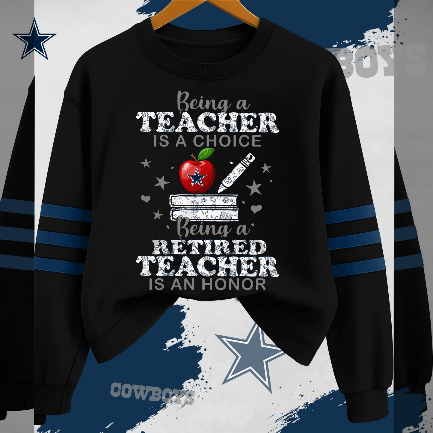 DC Premium NFL Teacher Honor 3D Sweatshirt DDT HLPHUONG