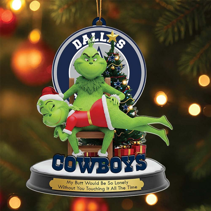 DC Premium NFL x Grinch Acrylic Ornament DDT NTL