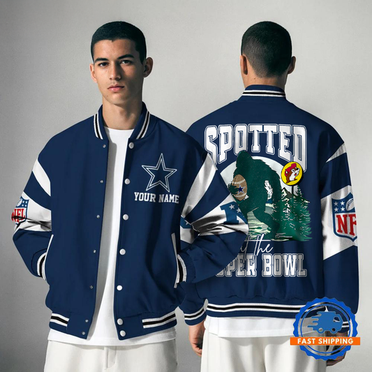DC x NFL Spotted at the Super Bowl Varsity Jacket DDT NTL
