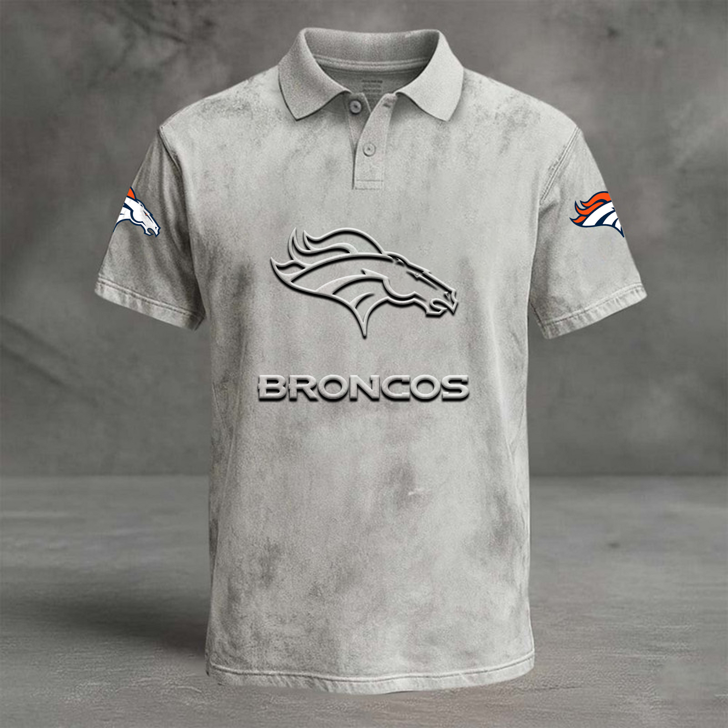 DEN x NFL Embossed Polo Shirt DATND TANTD