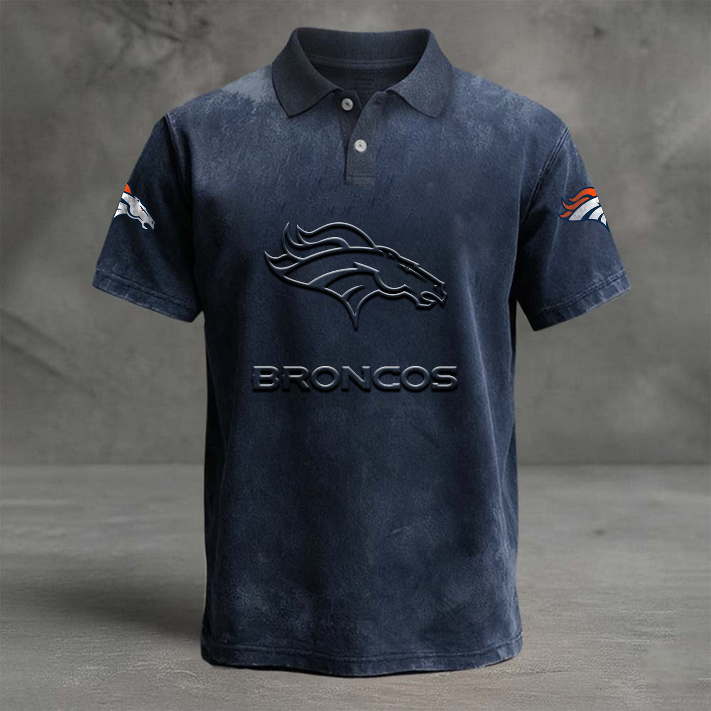 DEN x NFL Embossed Polo Shirt DATND TANTD