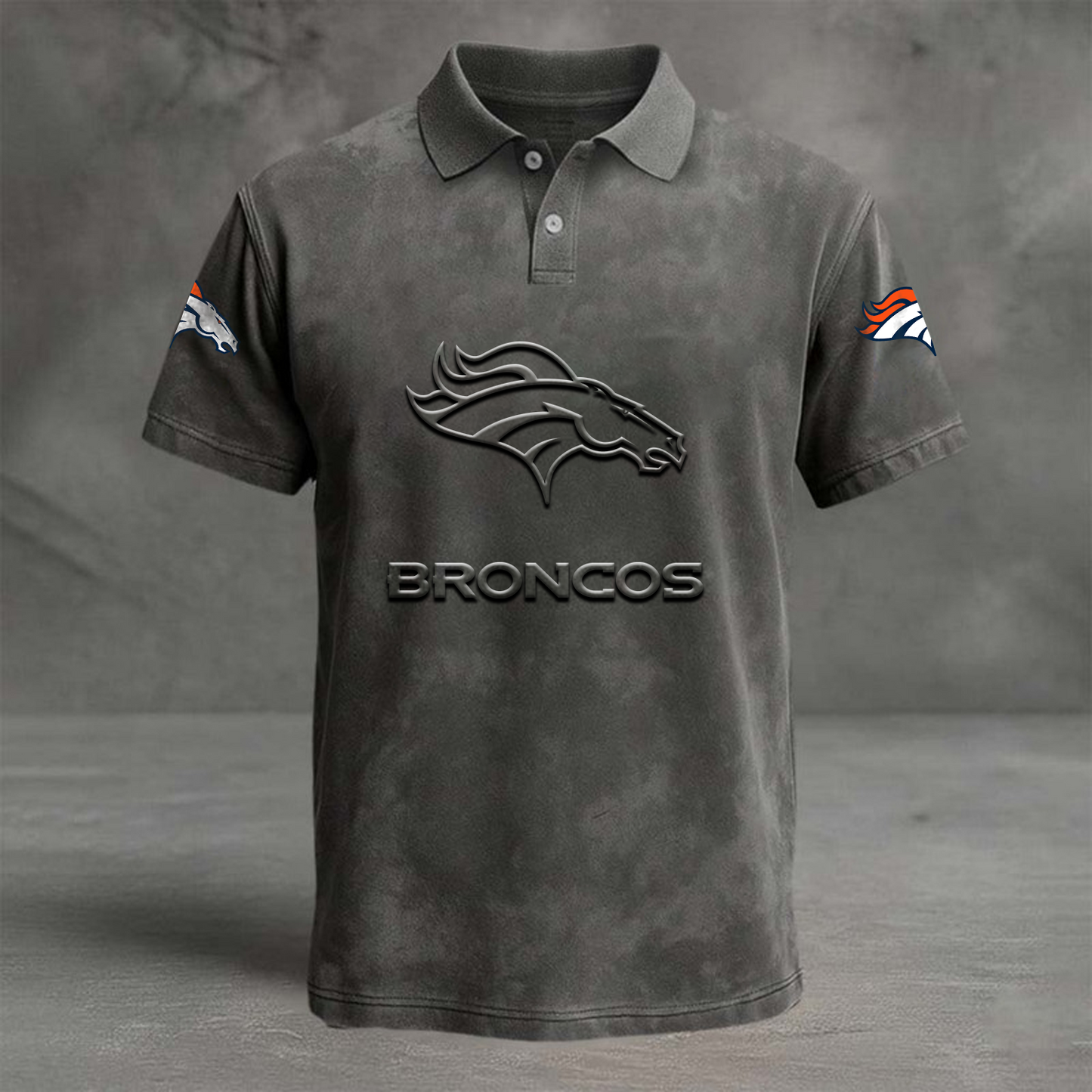 DEN x NFL Embossed Polo Shirt DATND TANTD