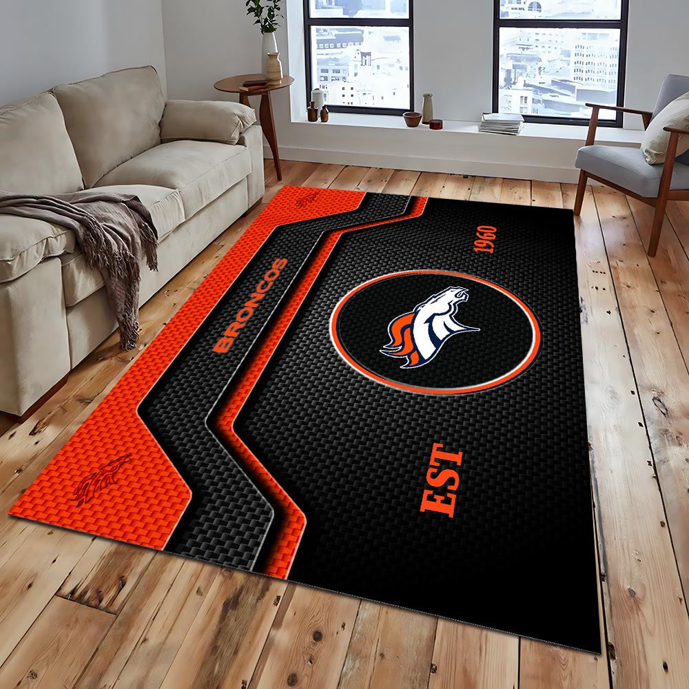 DEN x NFL Modern Sports Living Room Rug DatND DVT