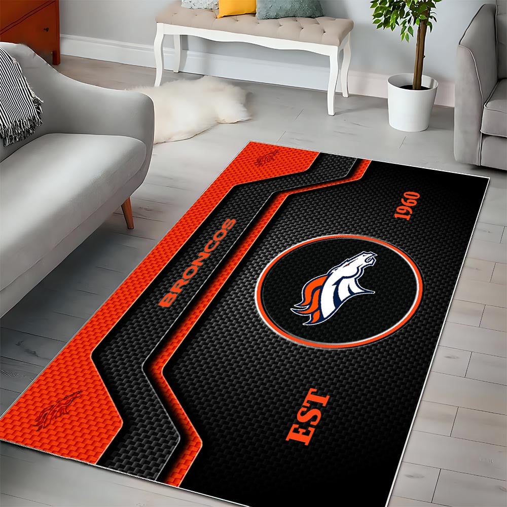 DEN x NFL Modern Sports Living Room Rug DatND DVT