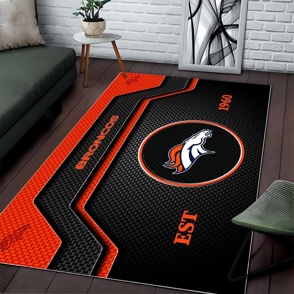 DEN x NFL Modern Sports Living Room Rug DatND DVT