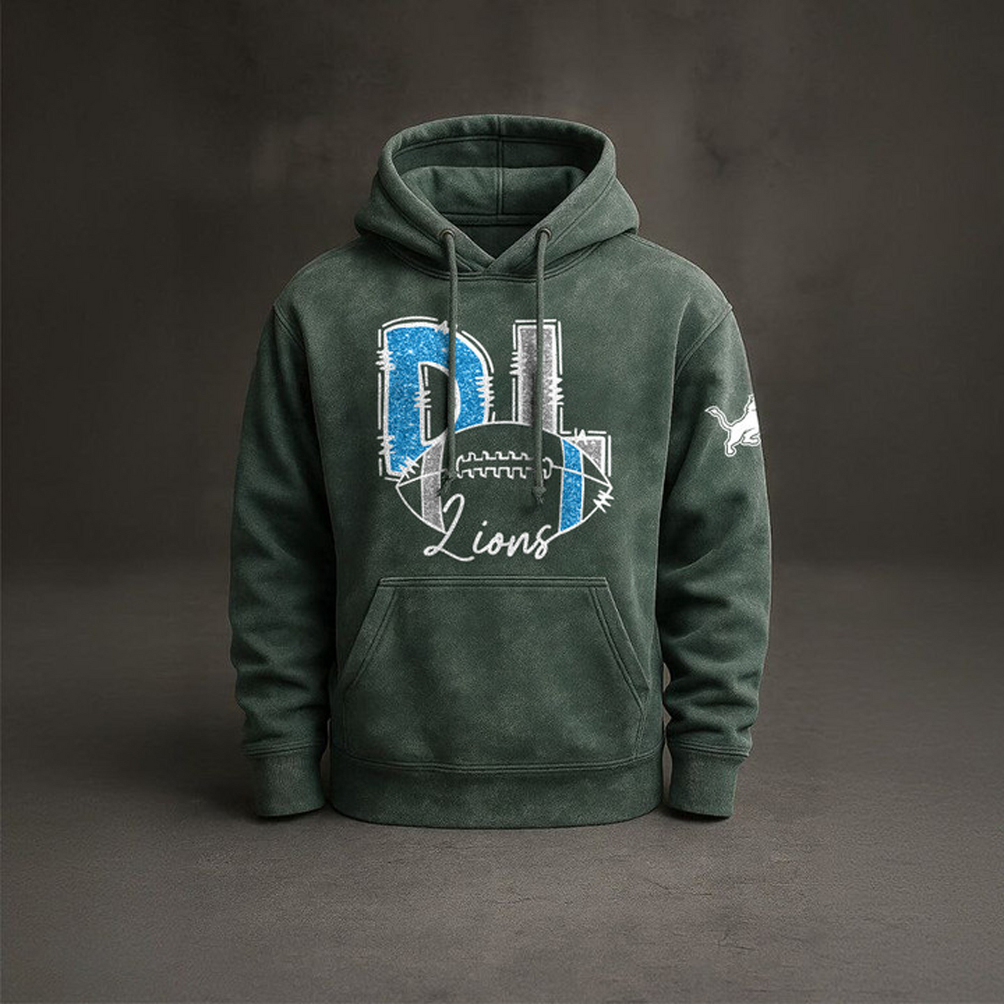 DET x NFL Embossed Hoodie DatND THUONGNH