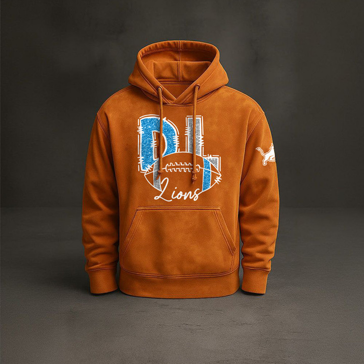 DET x NFL Embossed Hoodie DatND THUONGNH