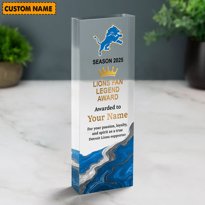 DL NFL Personalized Acrylic Award Plaque Funny Christmas Gift For Family DDT NTL