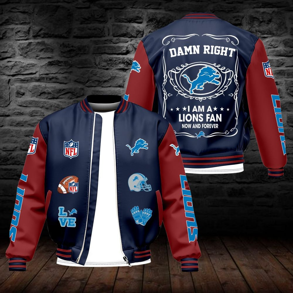 DL NFL Premium Leather Bomber Jacket DDT HLPHUONG