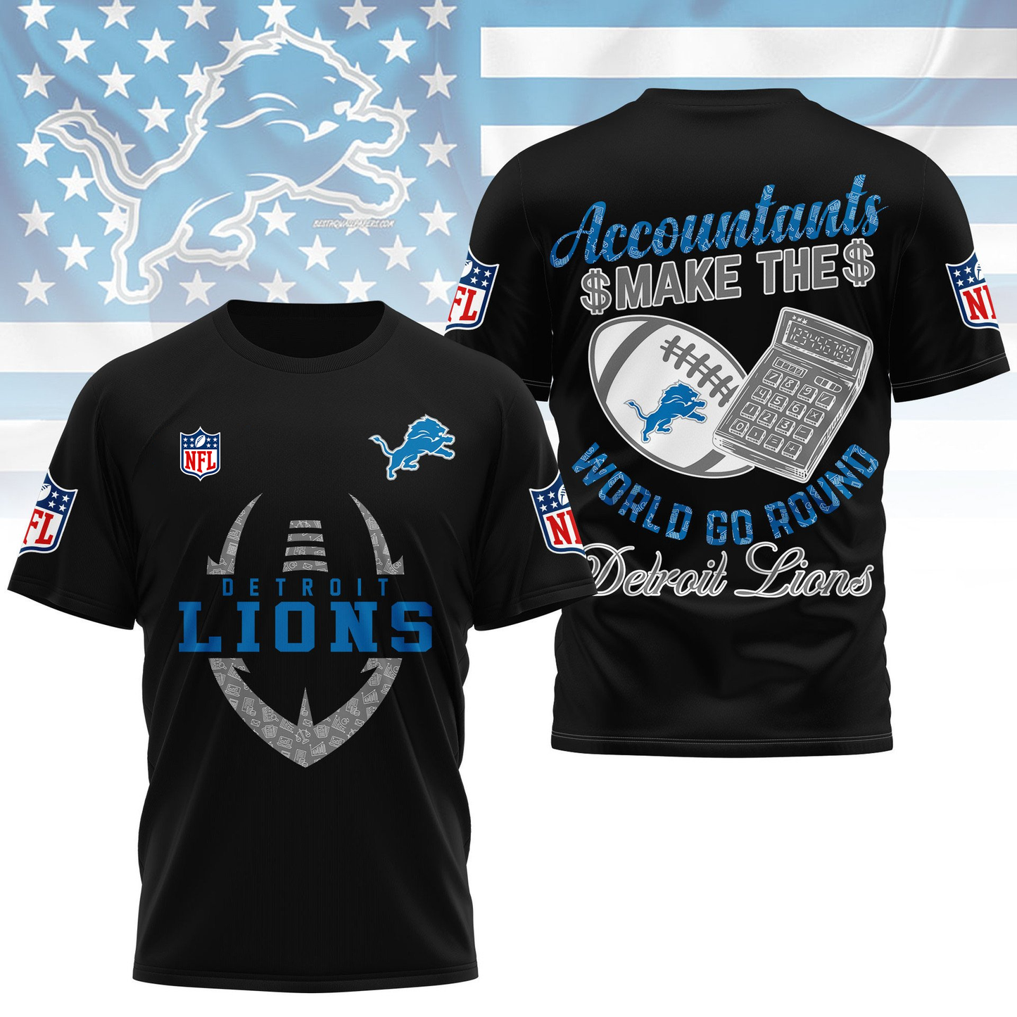 DL Premium NFL Accountant Pride Fan 3D Shirt DDT CTND