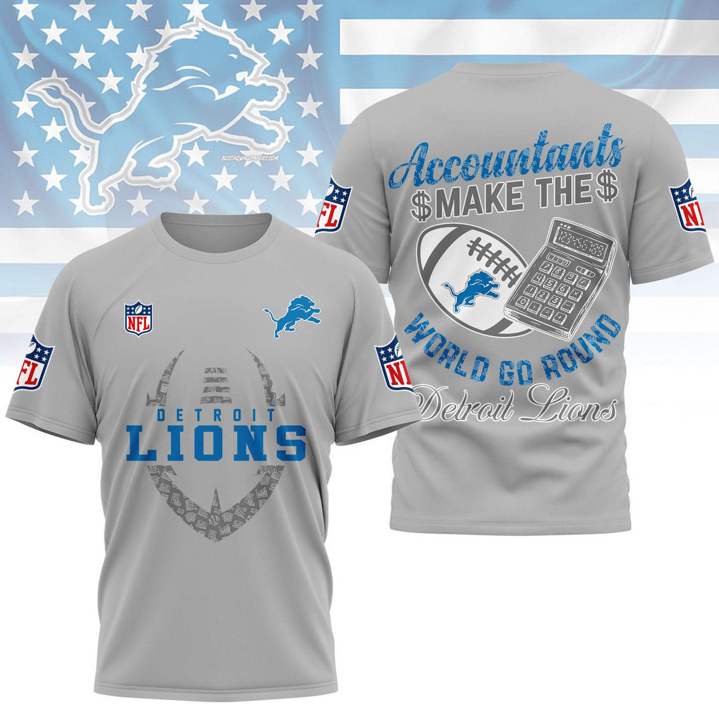 DL Premium NFL Accountant Pride Fan 3D Shirt DDT CTND
