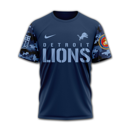 DL Premium NFL Navy Veteran Popeye 3D Shirt DDT CTND