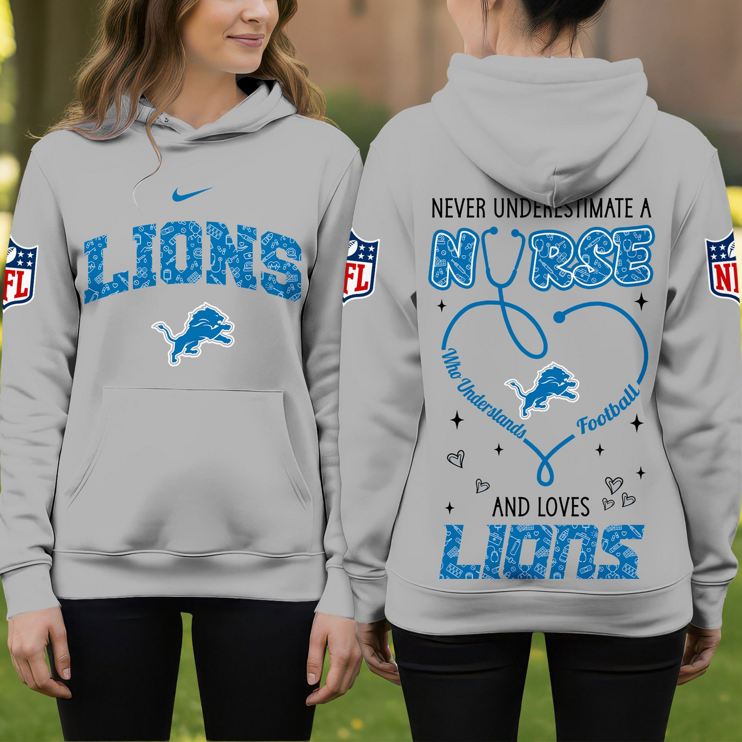 DL Premium NFL Nurse Pride Hoodie DDT 101125 HLPHUONG