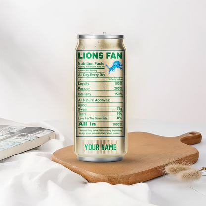 DL Premium NFL Starbucks Energy Can Tumbler DDT  NTL