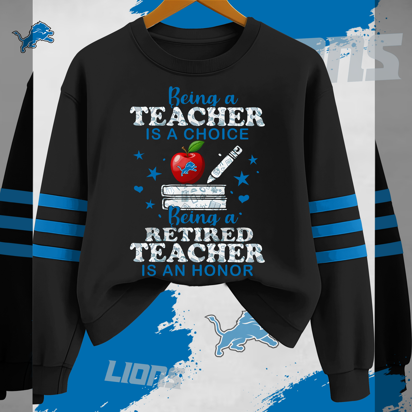 DL Premium NFL Teacher Honor 3D Sweatshirt DDT HLPHUONG