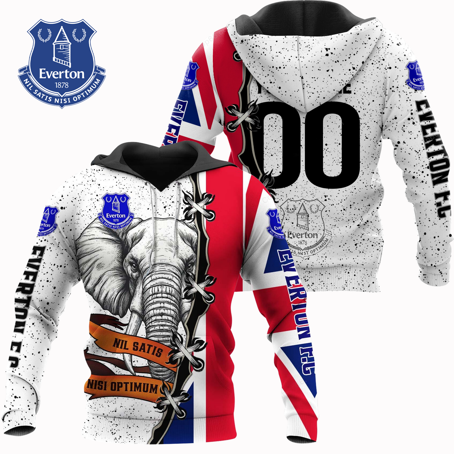 EVE x EPL UK Flag Mascot Design Shirt DDT CTND