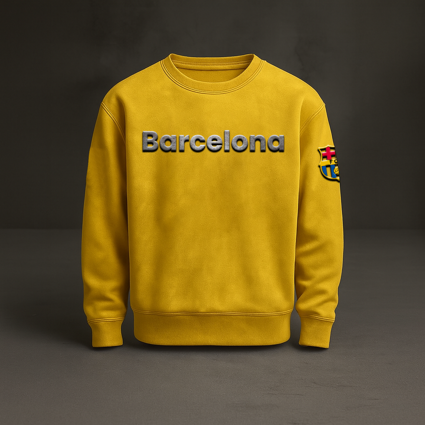 FCB x UEFA Embossed Sweat Shirt DATND TANTD
