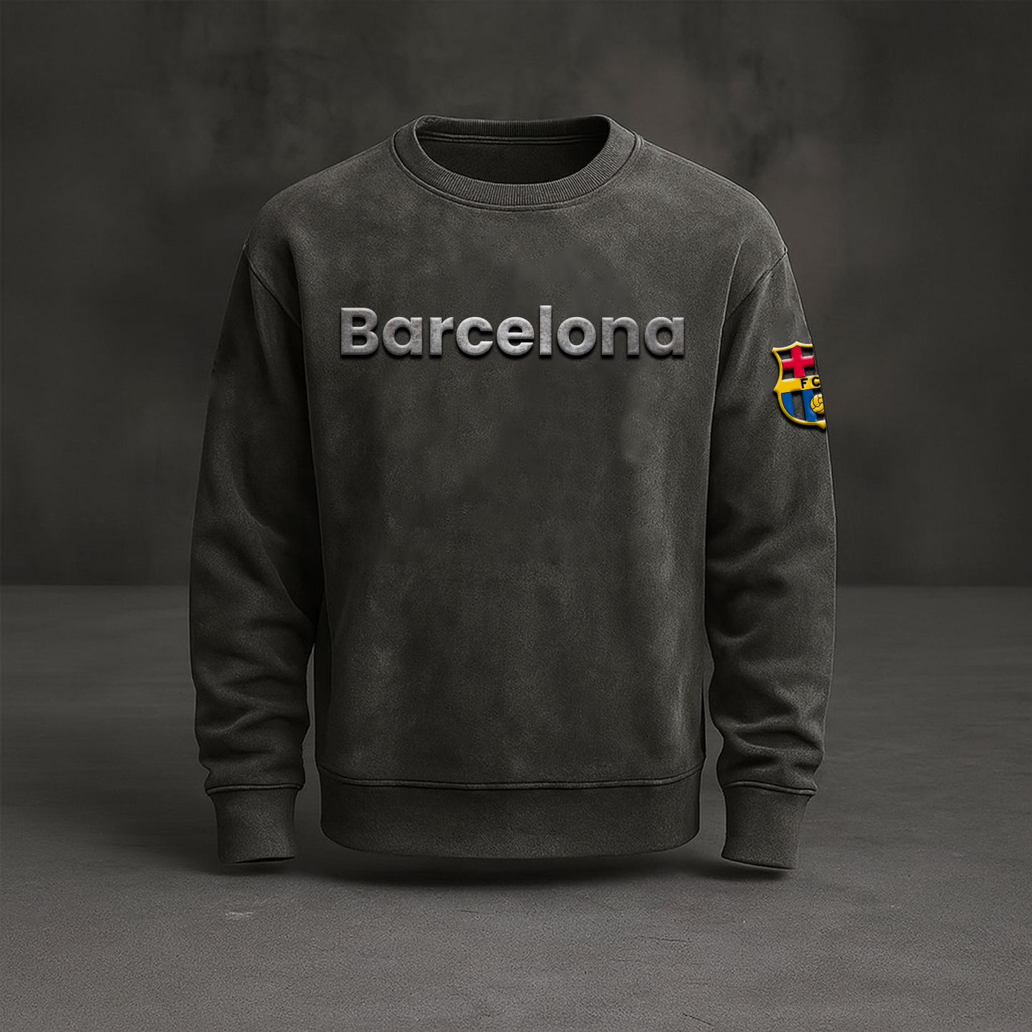 FCB x UEFA Embossed Sweat Shirt DATND TANTD