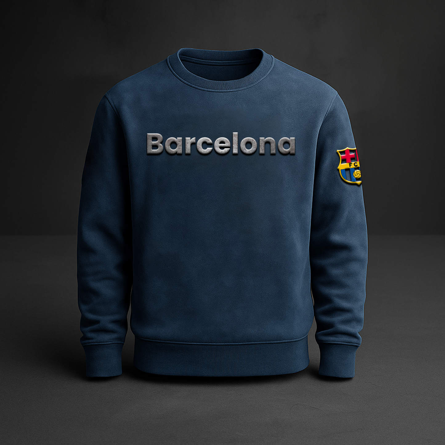 FCB x UEFA Embossed Sweat Shirt DATND TANTD