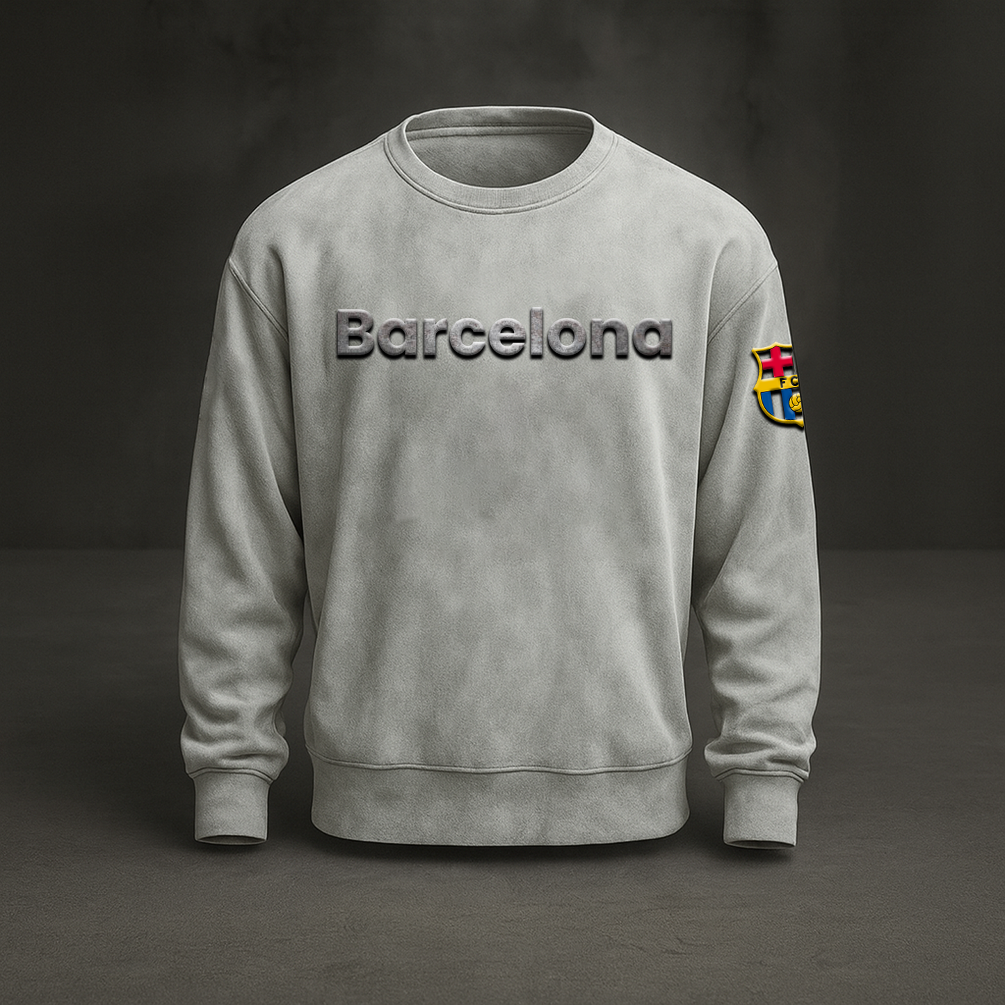 FCB x UEFA Embossed Sweat Shirt DATND TANTD