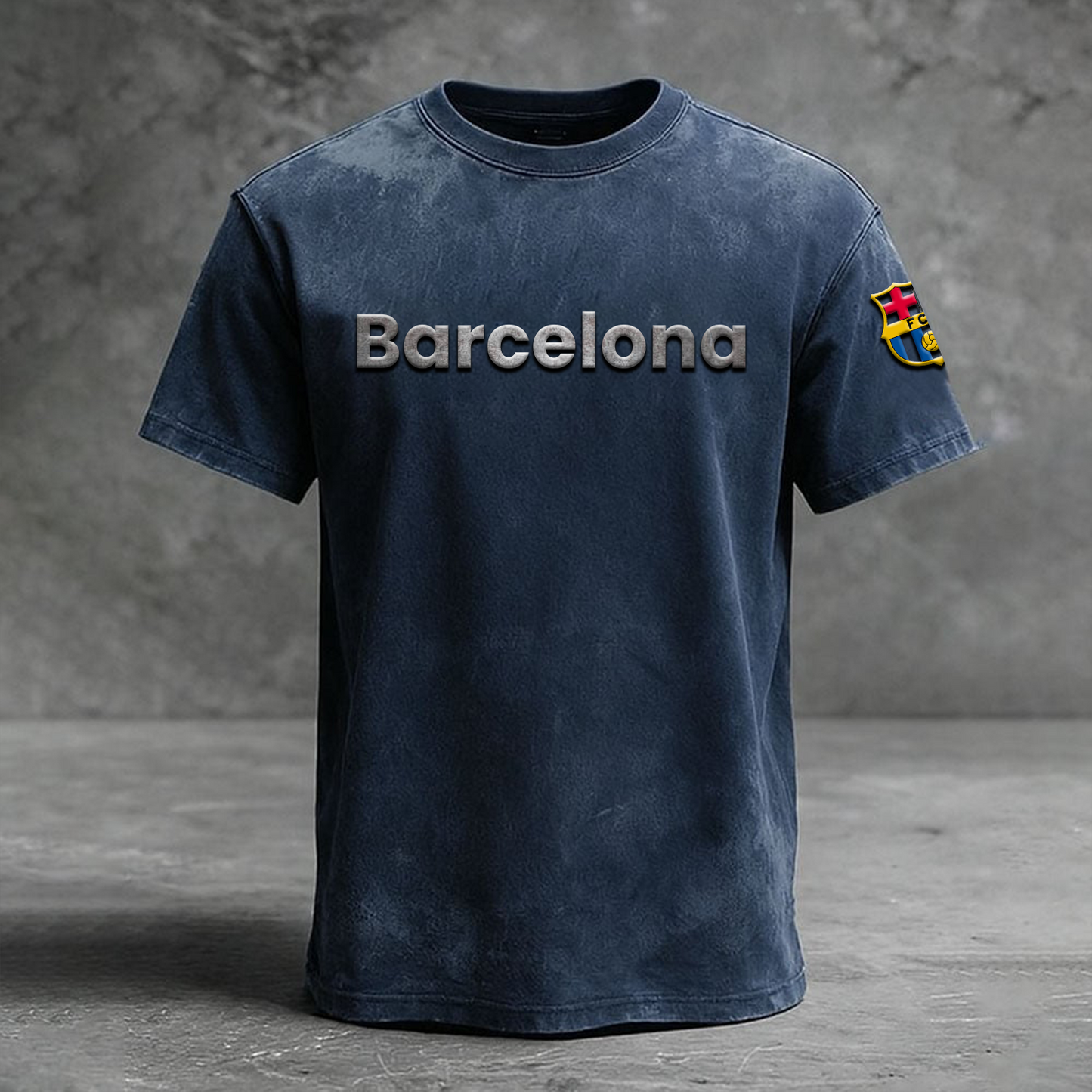 FCB x UEFA Embossed Tshirt DATND TANTD 2310