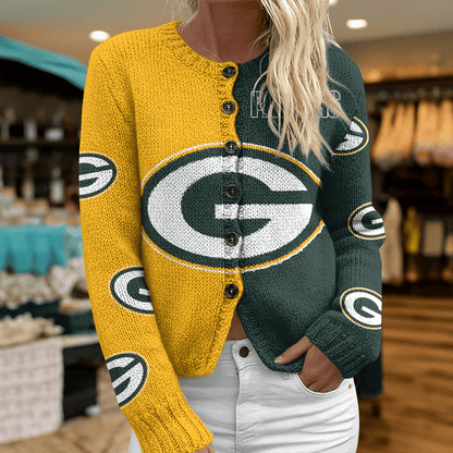 GB x NFL Cardigan Sweatshirt With Button v1  DatND DVT