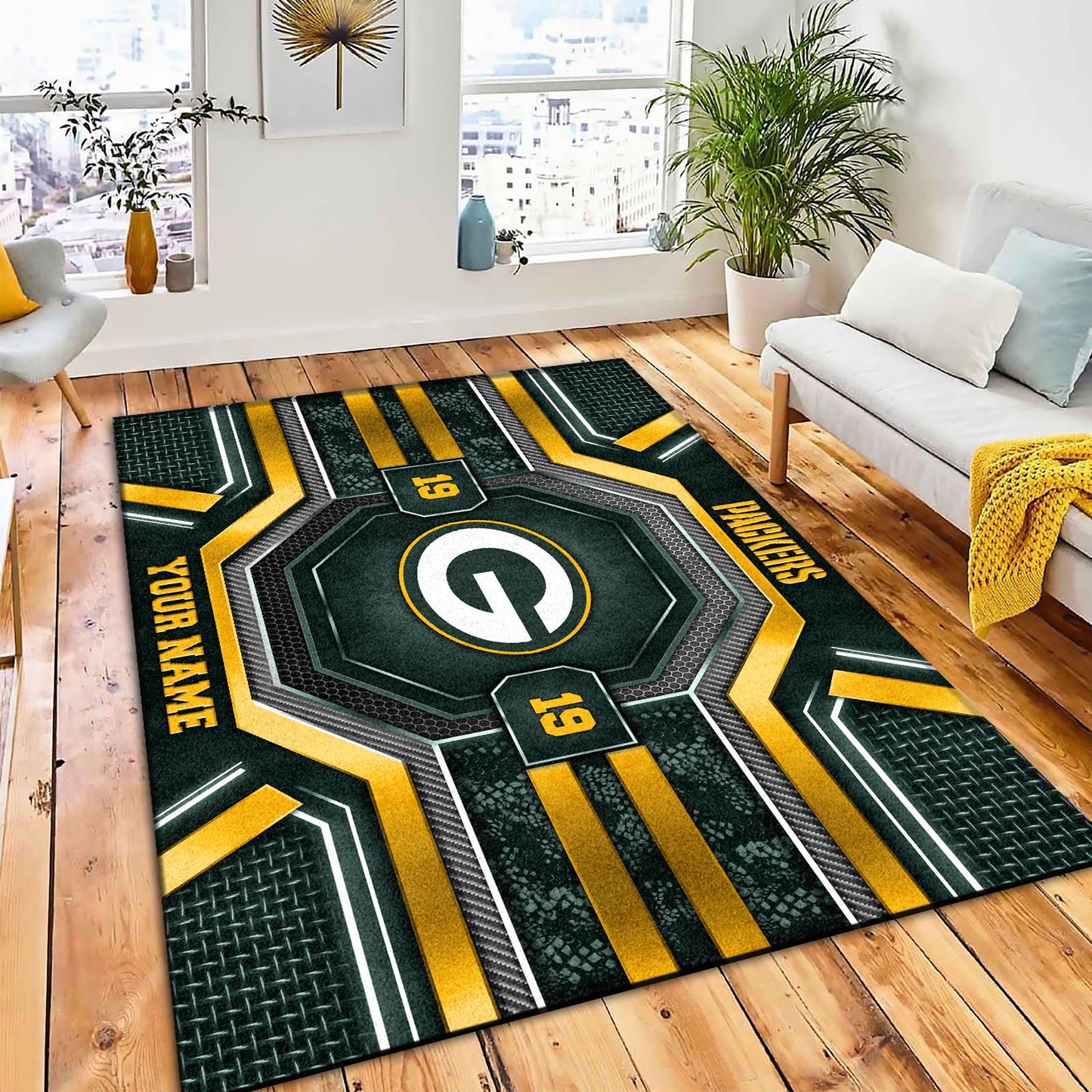 GB x NFL Custom Rug DatND DVT