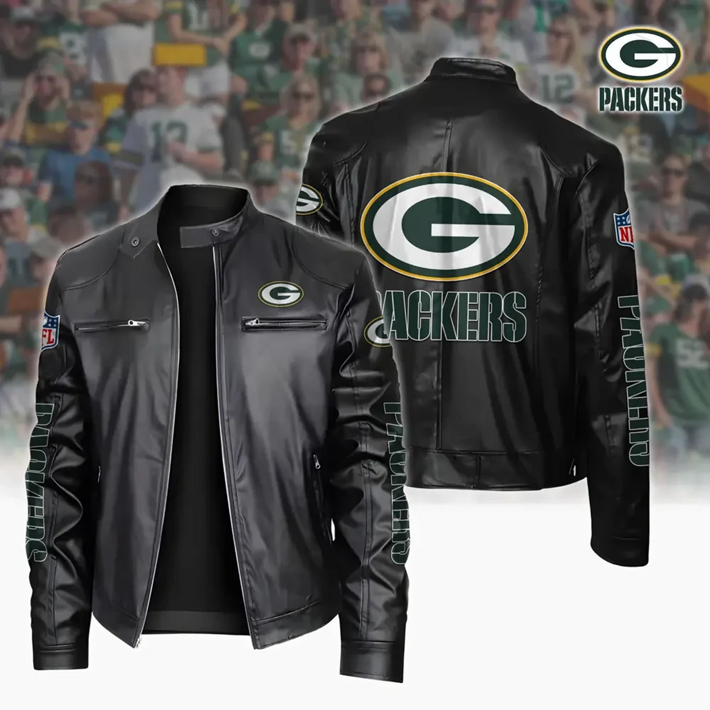 GB x NFL Sport Leather Jacket DATND TANTD