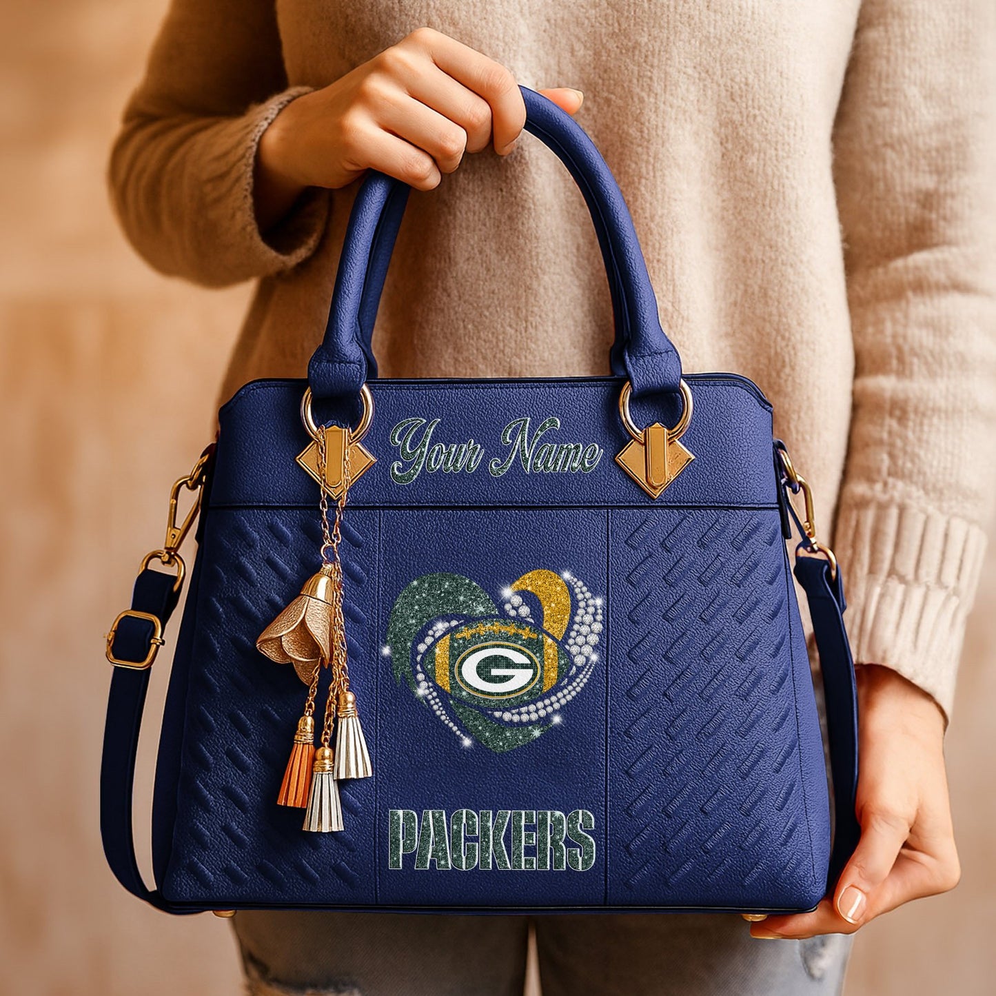 GB x NFL Zip Handbag 0811 DatND DVT
