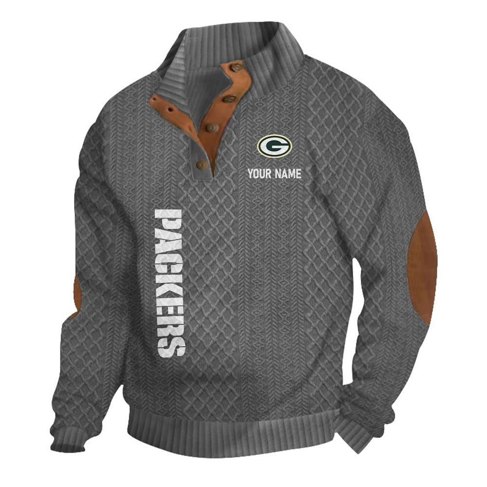 GBP NFL Basic Knitted Stand Collar Sweatshirt DDT CTND