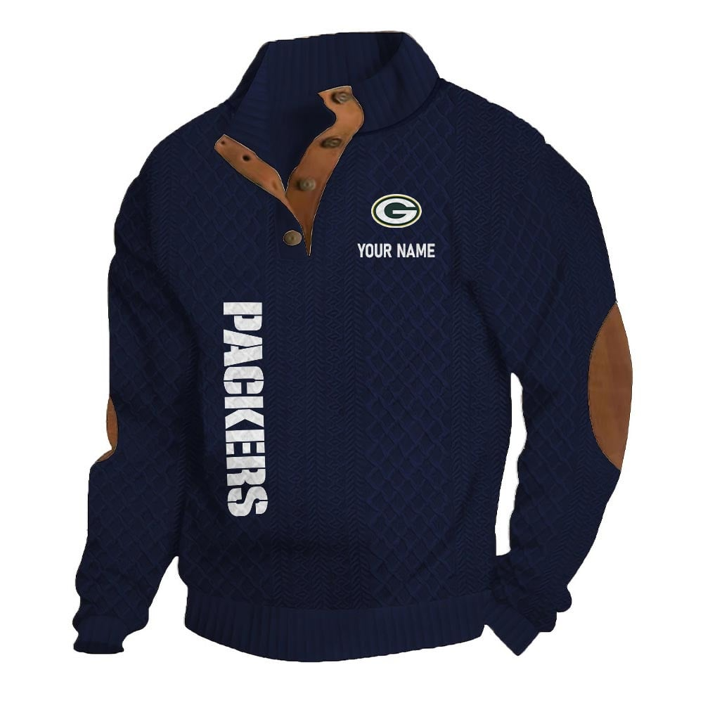 GBP NFL Basic Knitted Stand Collar Sweatshirt DDT CTND