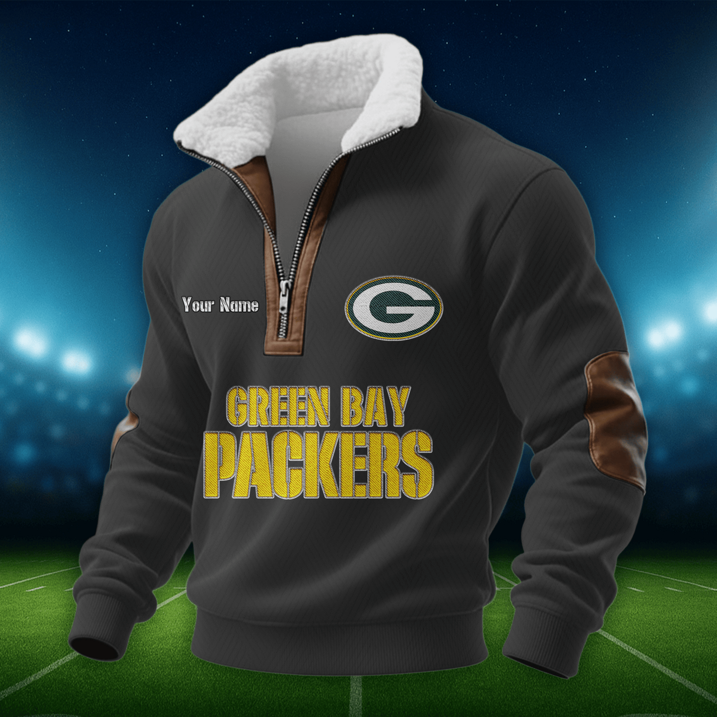 GBP NFL Men Fur Collar Sweatshirt DDT CTND