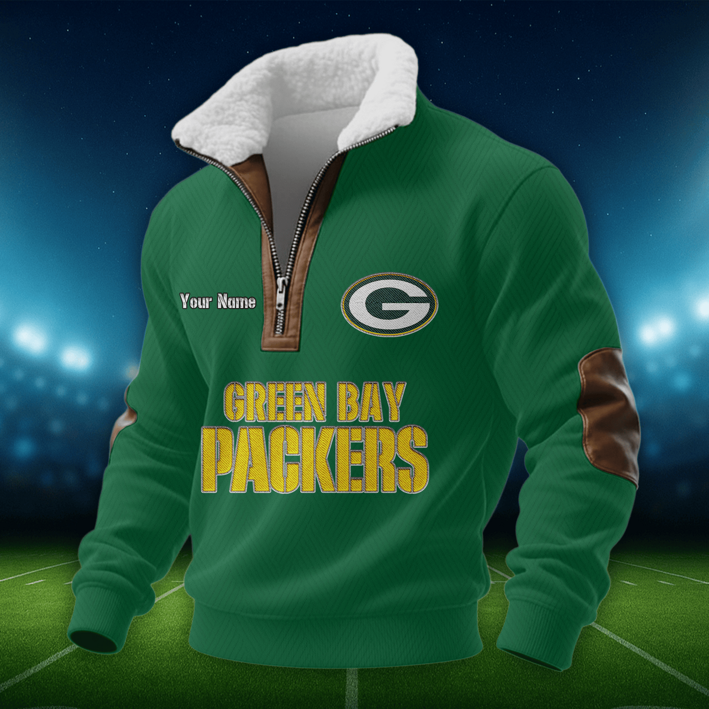 GBP NFL Men Fur Collar Sweatshirt DDT CTND
