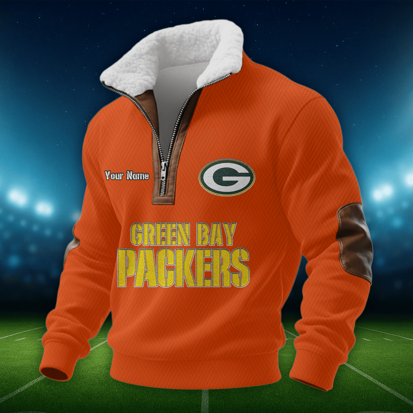 GBP NFL Men Fur Collar Sweatshirt DDT CTND