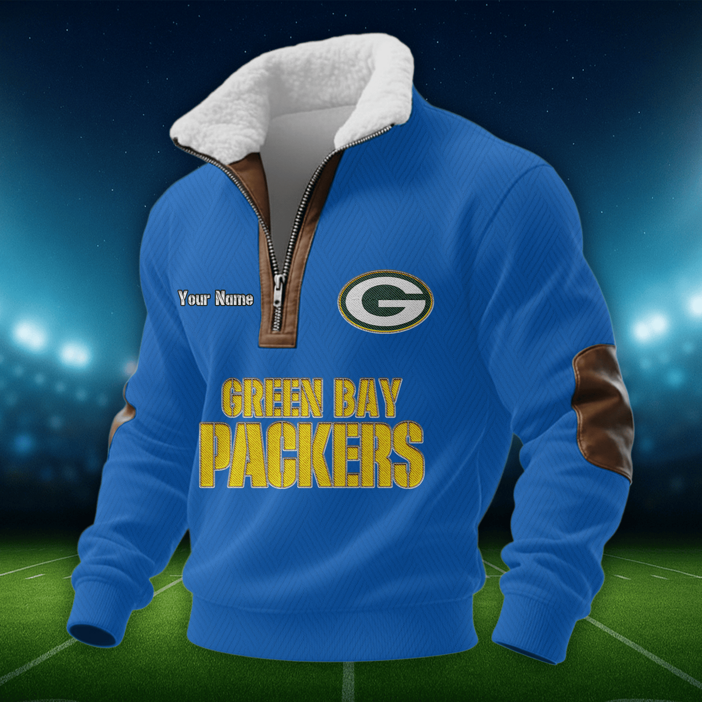 GBP NFL Men Fur Collar Sweatshirt DDT CTND