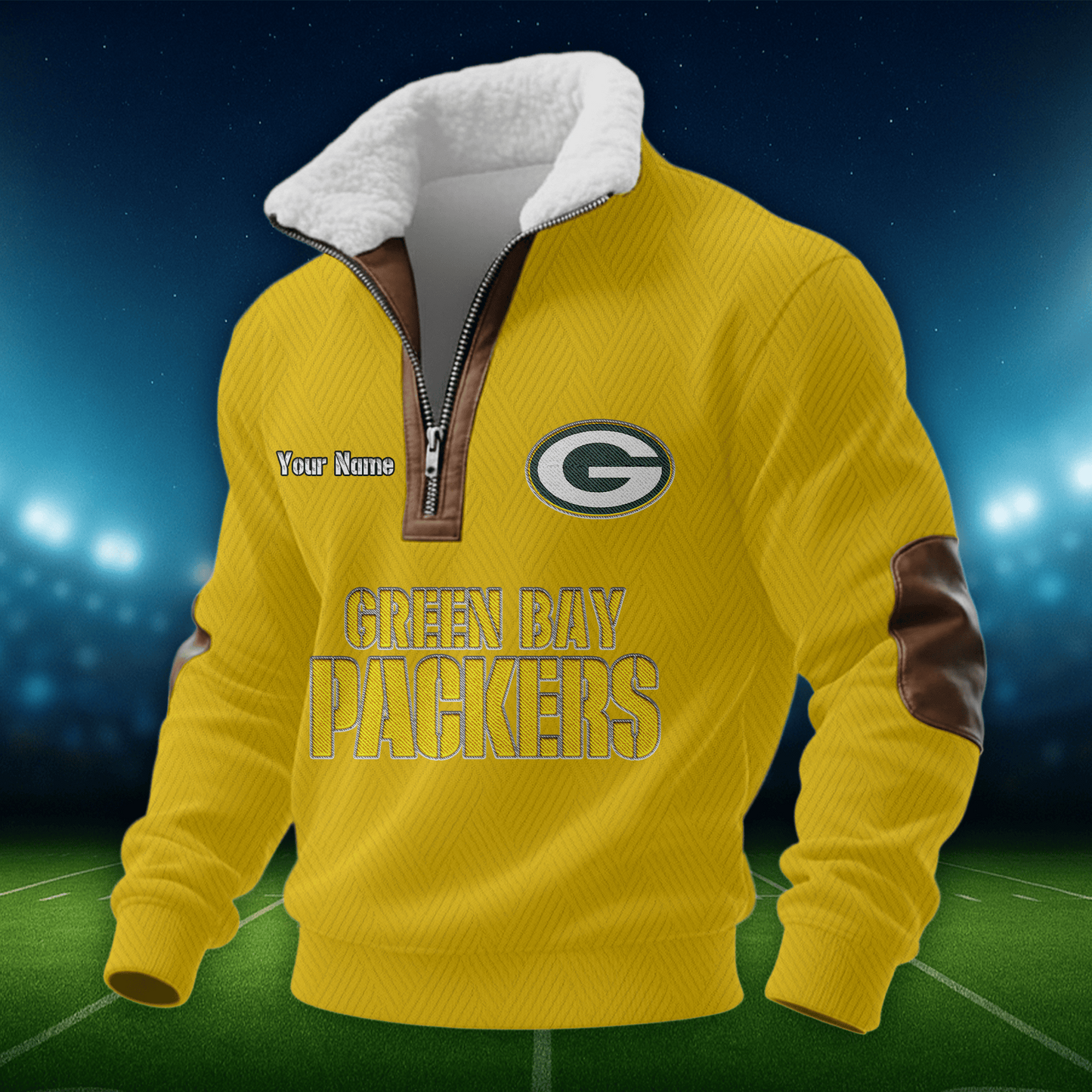 GBP NFL Men Fur Collar Sweatshirt DDT CTND