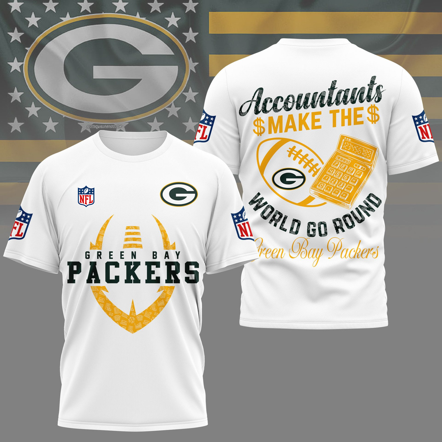GBP Premium NFL Accountant Pride Fan 3D Shirt DDT CTND