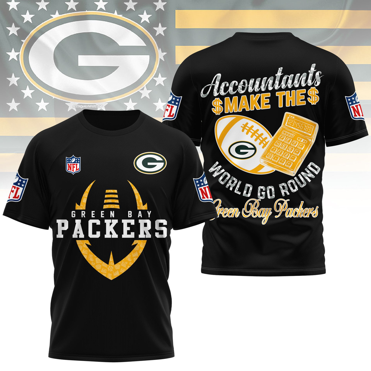 GBP Premium NFL Accountant Pride Fan 3D Shirt DDT CTND