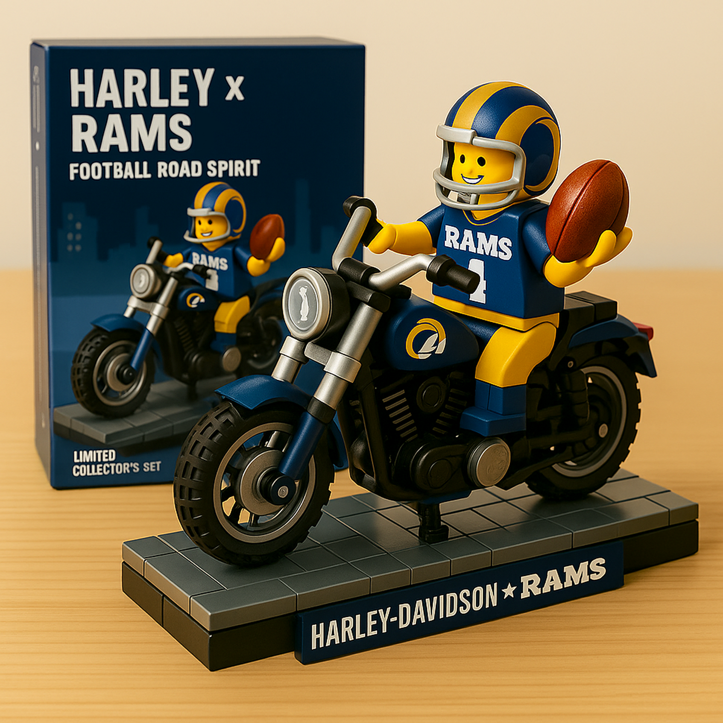 HD x LAR NFL Humorous Building Block Set DatND DVT