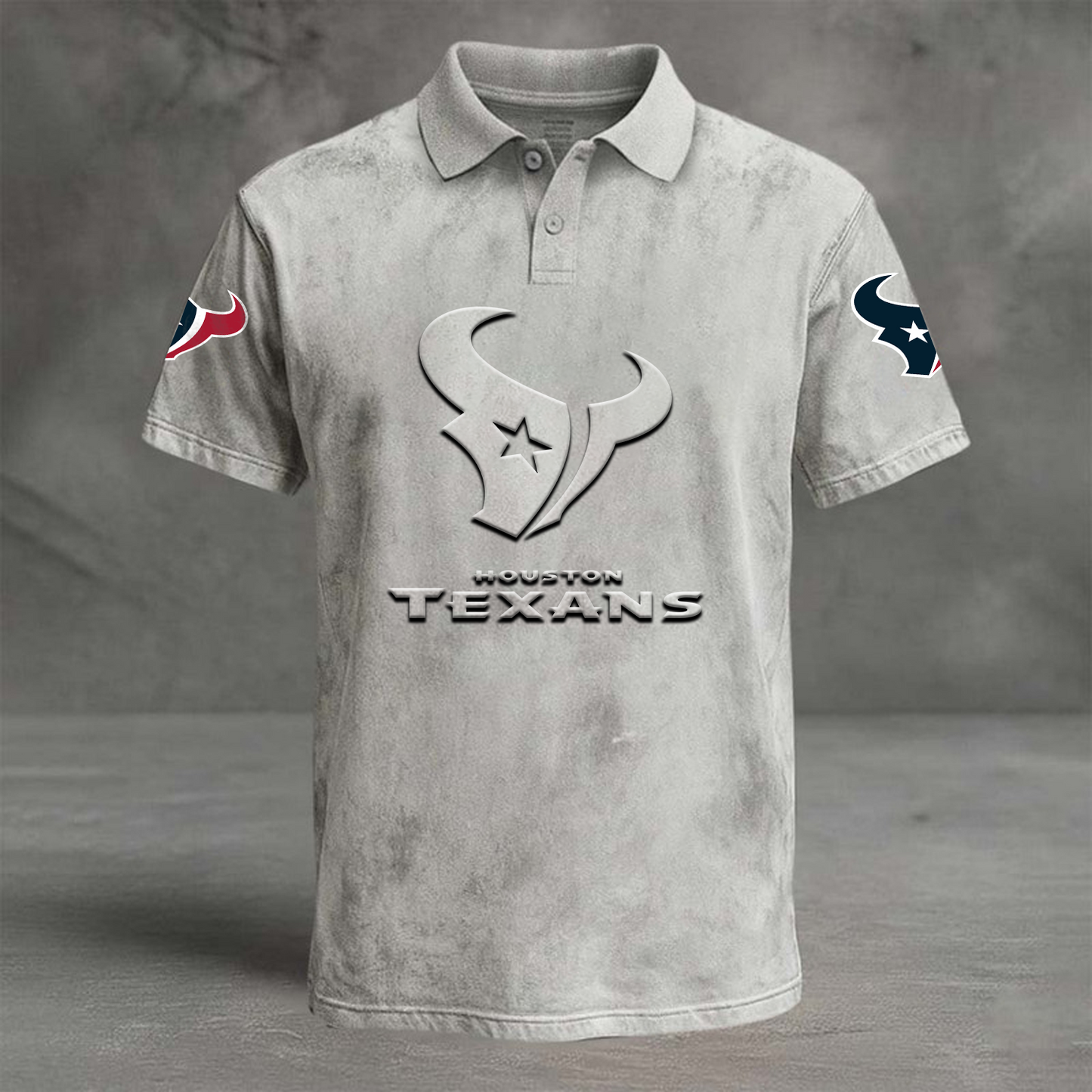 HOU x NFL Embossed Polo Shirt DATND TANTD