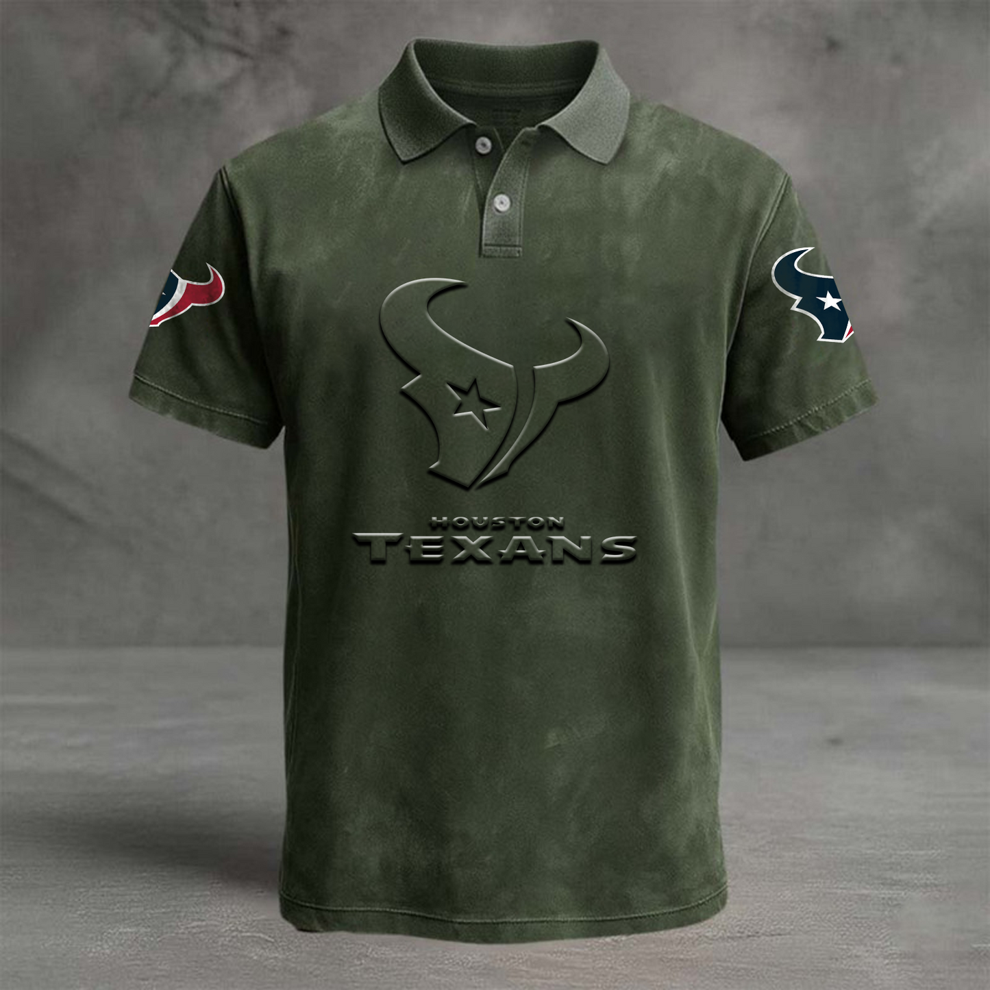 HOU x NFL Embossed Polo Shirt DATND TANTD