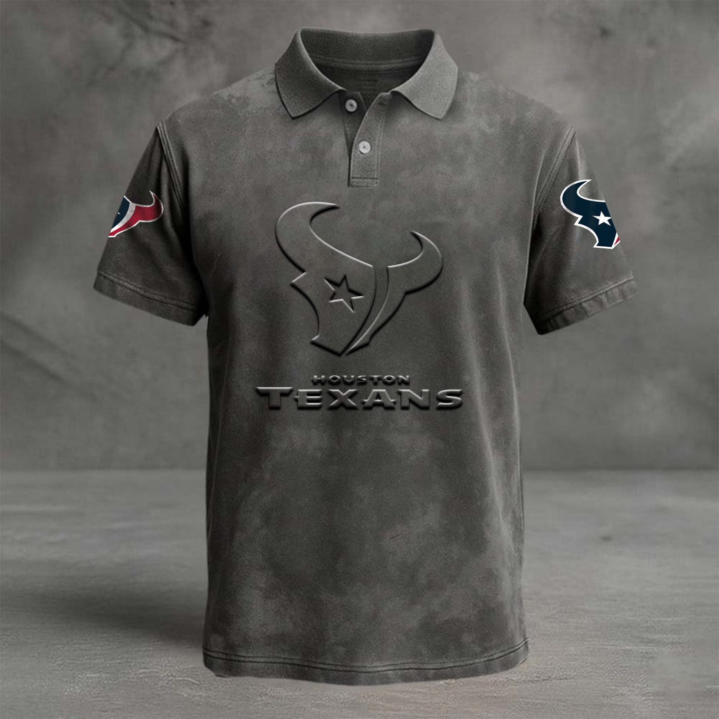 HOU x NFL Embossed Polo Shirt DATND TANTD