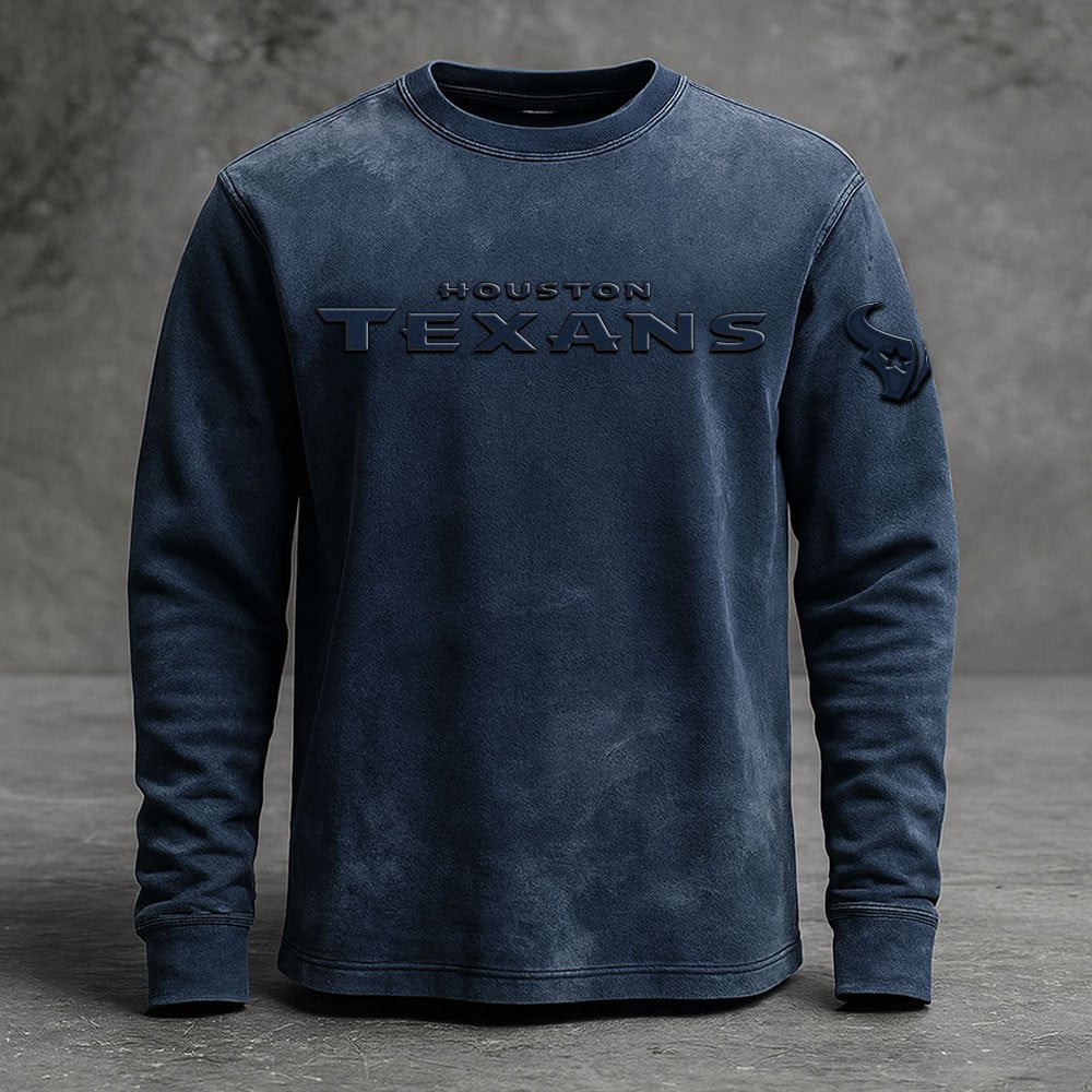 HOU x NFL Embossed SweatShirt DATND TANTD KAN