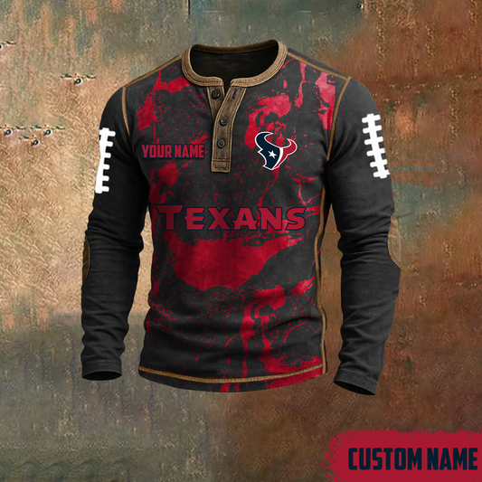 HOU x NFL LONG SLEEVE SHIRT DATND TANTD
